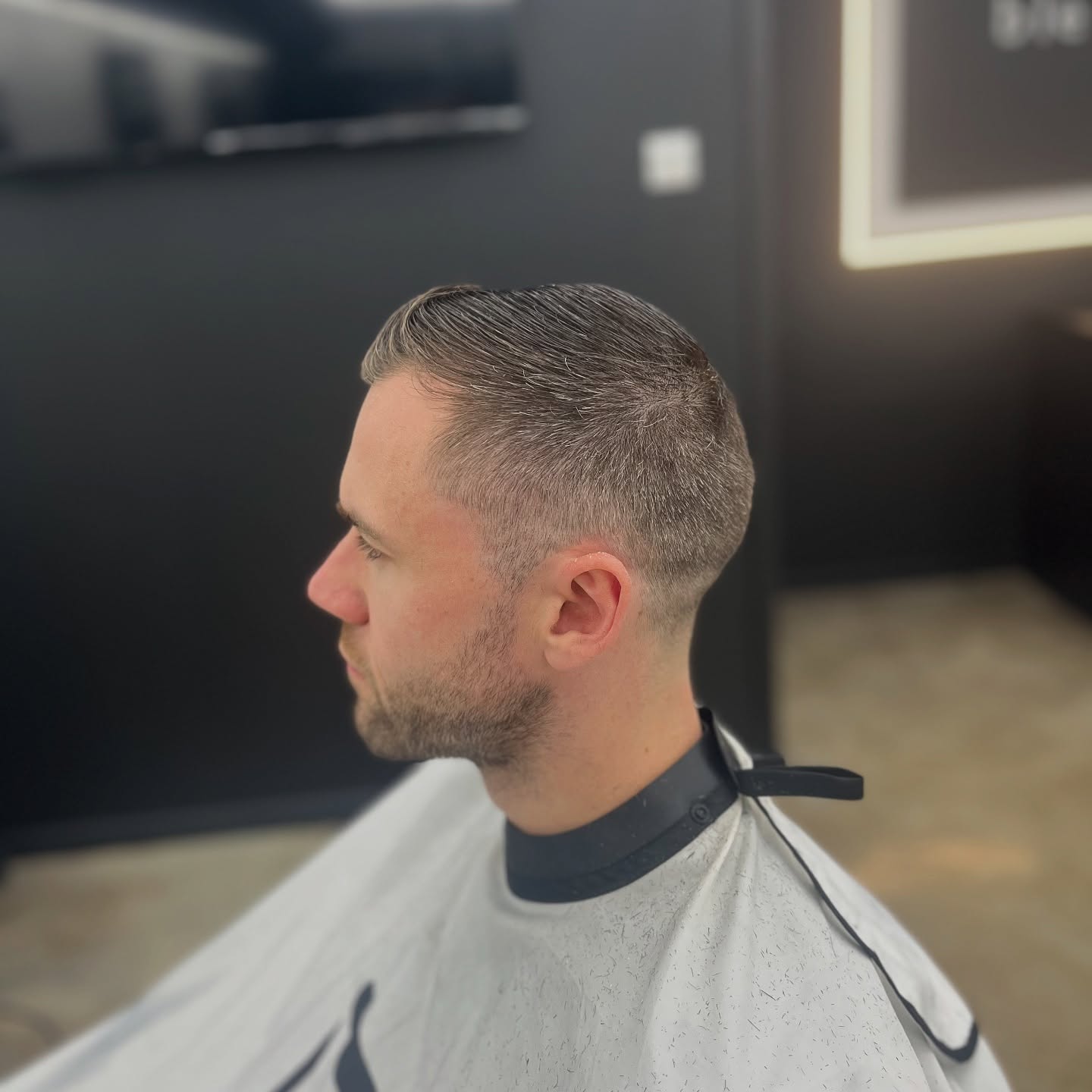 Client haircut at blessed barbers