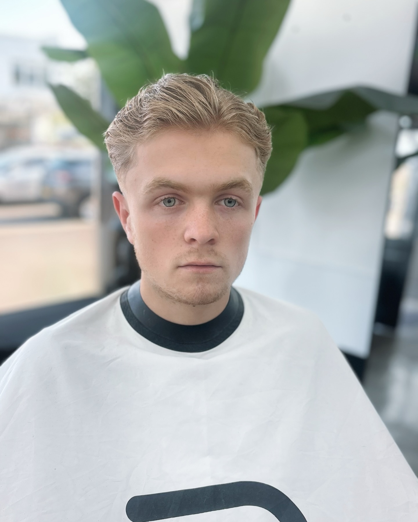 Client haircut at blessed barbers