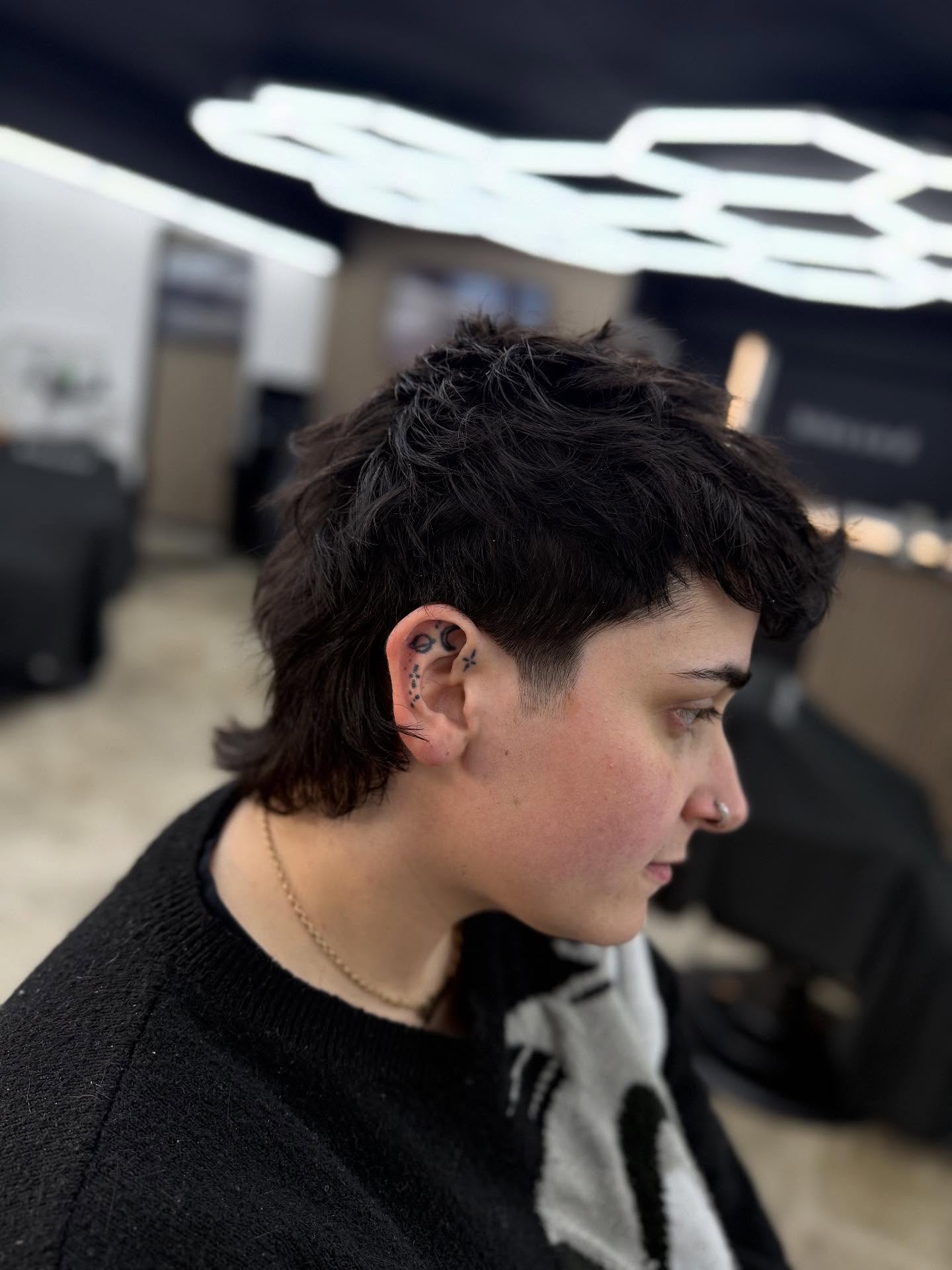 Client haircut at blessed barbers