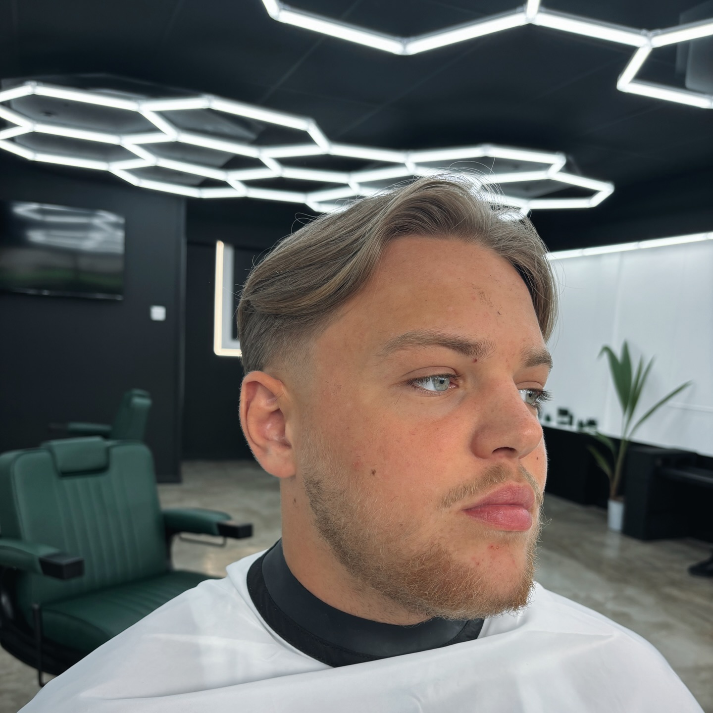 Client haircut at blessed barbers