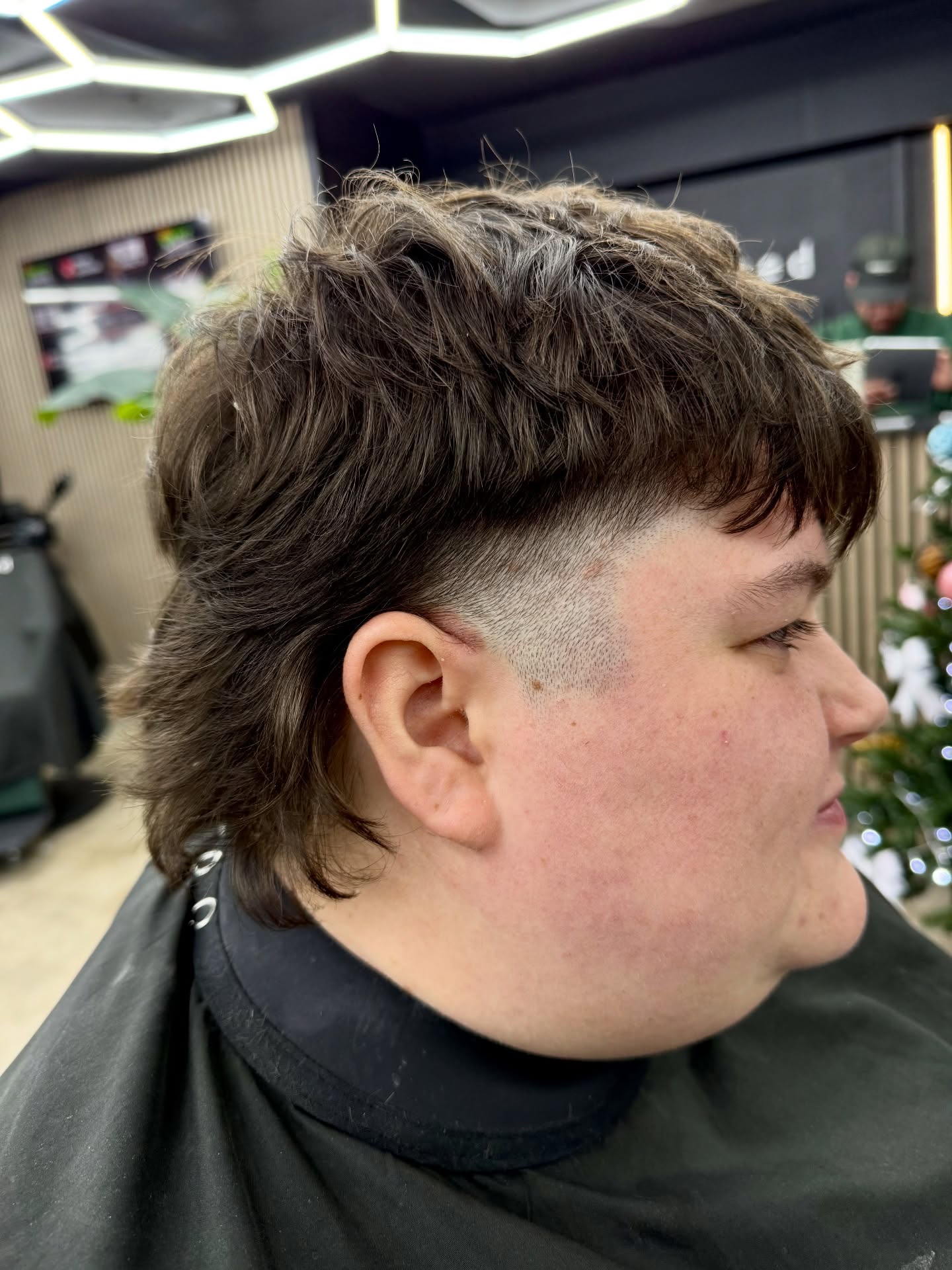Client haircut at blessed barbers