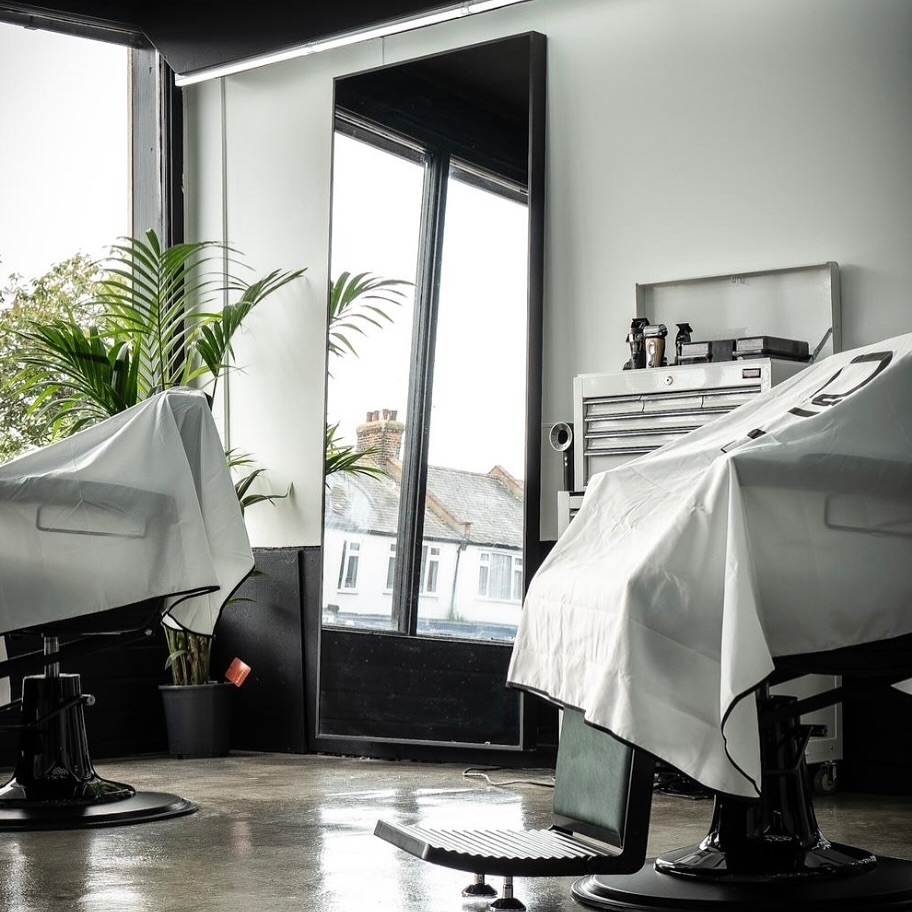 blessed barbershop interior